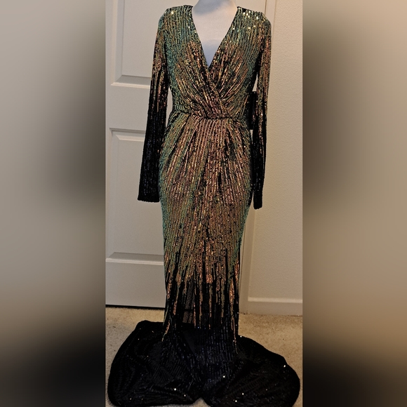 Banjul sequin gown maxi formal dress - Picture 3 of 15